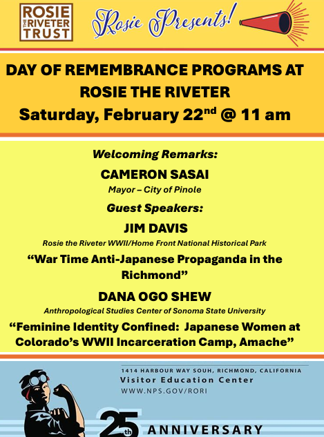 Saturday, February 22 beginning at 11am: Day of Remembrance at the VC