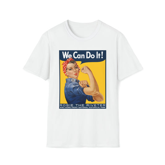 Rosie the Riveter with National Park Name Softstyle Adult Shirt