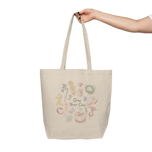 Grow Your Own Victory Garden Natural Canvas Tote