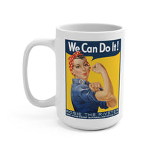 Load image into Gallery viewer, Ceramic Mug with Rosie the Riveter
