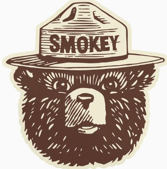 Smokey Bear Sticker
