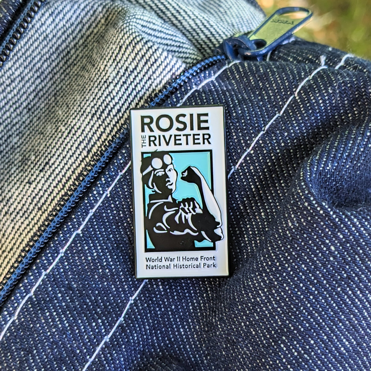 Rosie National Park Logo Plastic Water Bottle – Rosie the Riveter