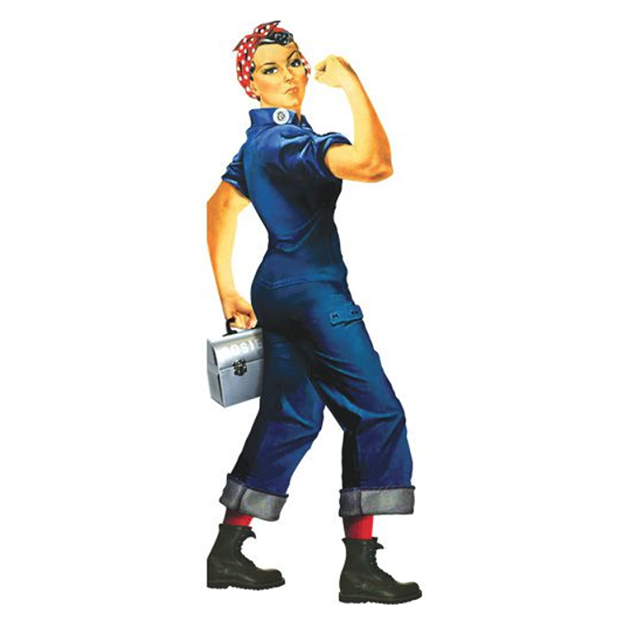 Rosie the Riveter Notecard and Sticker Pack Rosie the Riveter Trust