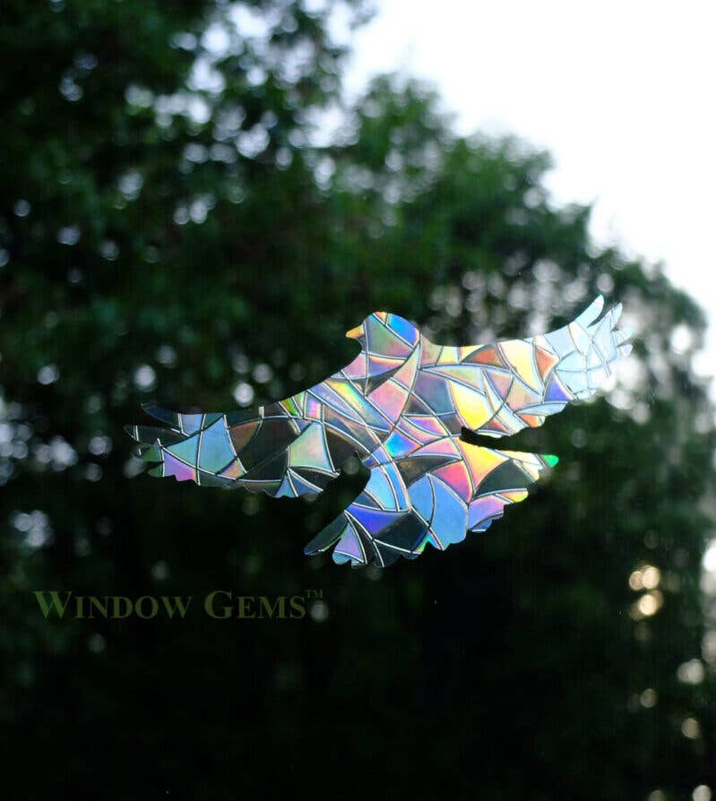 Bird Suncatcher Window Clings - Prismatic - Prevent Strikes