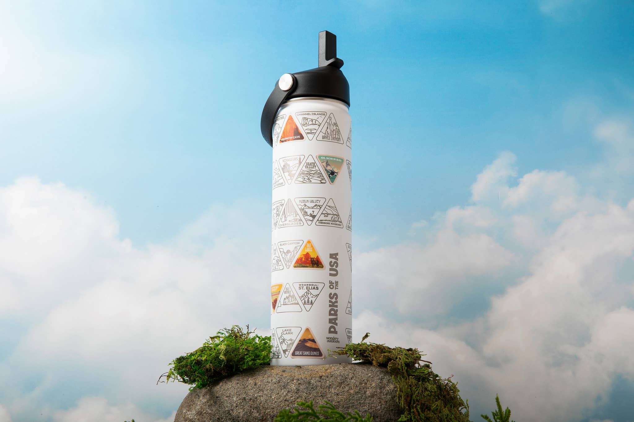 The Original Parks of the USA Bucket List Bottle 24oz: Ocean