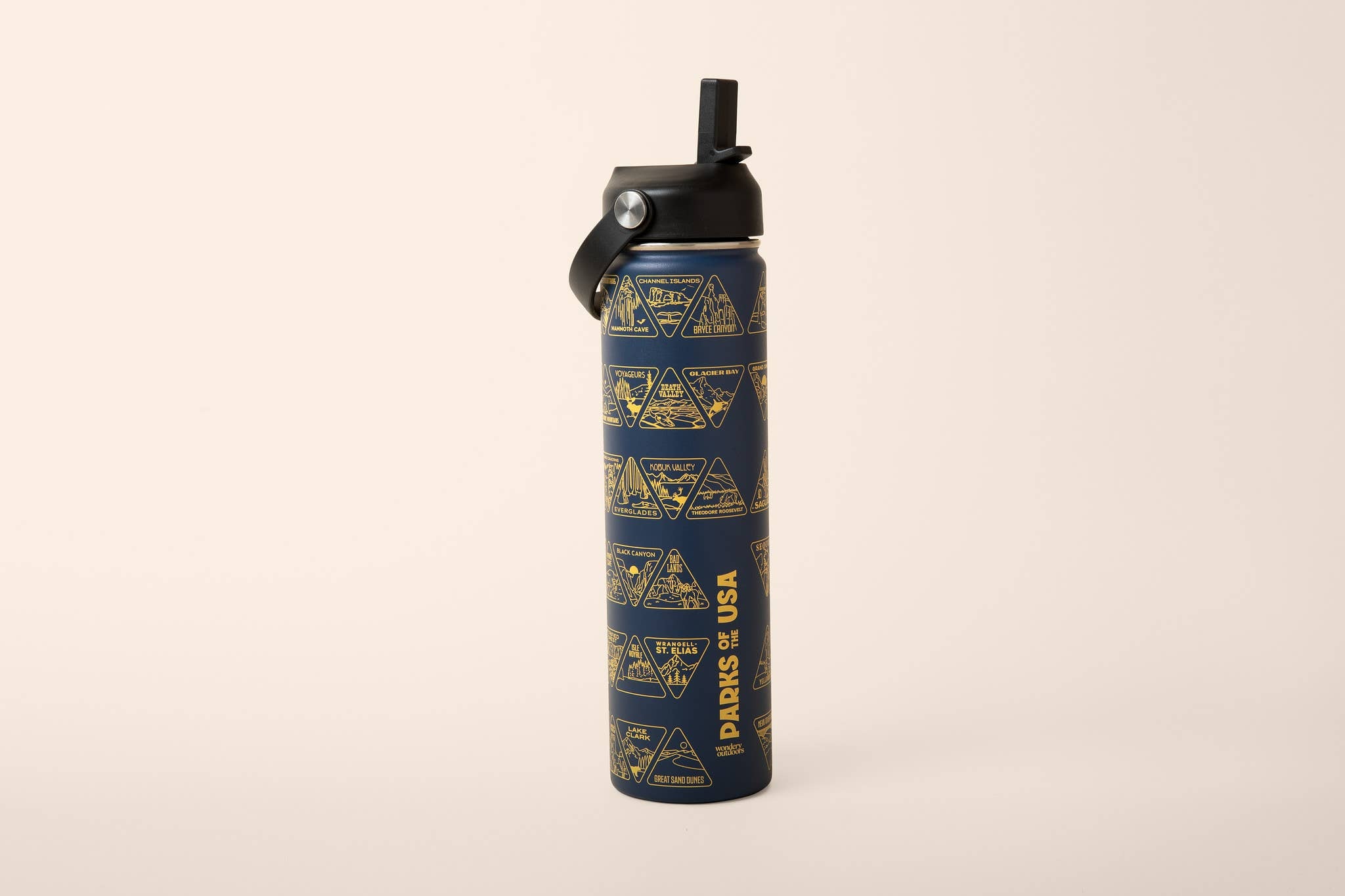 The Original Parks of the USA Bucket List Bottle 24oz: White