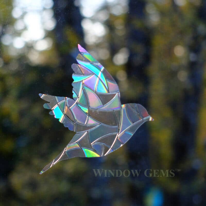 Bird Suncatcher Window Clings - Prismatic - Prevent Strikes
