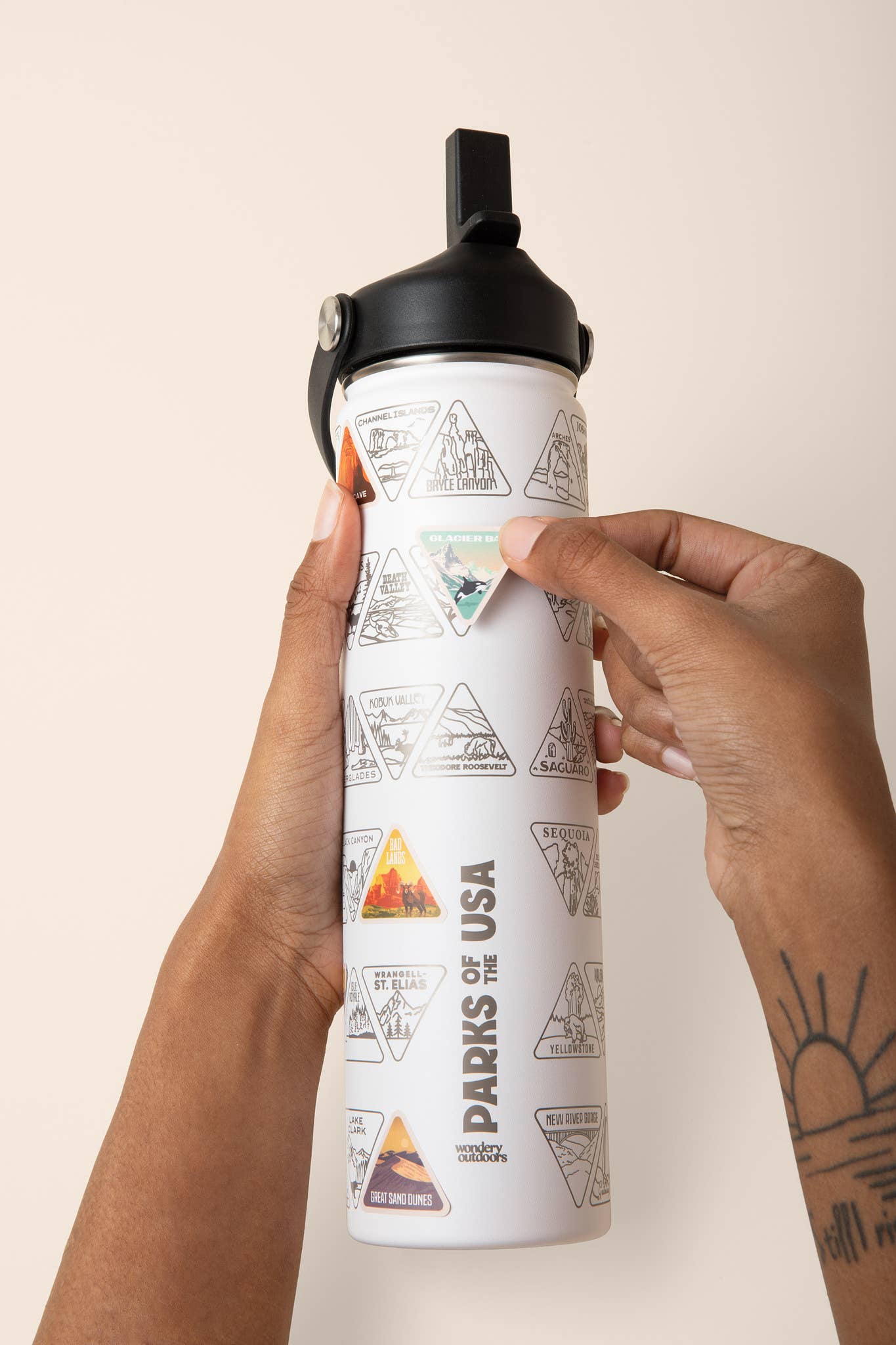 The Original Parks of the USA Bucket List Bottle 24oz: Ocean