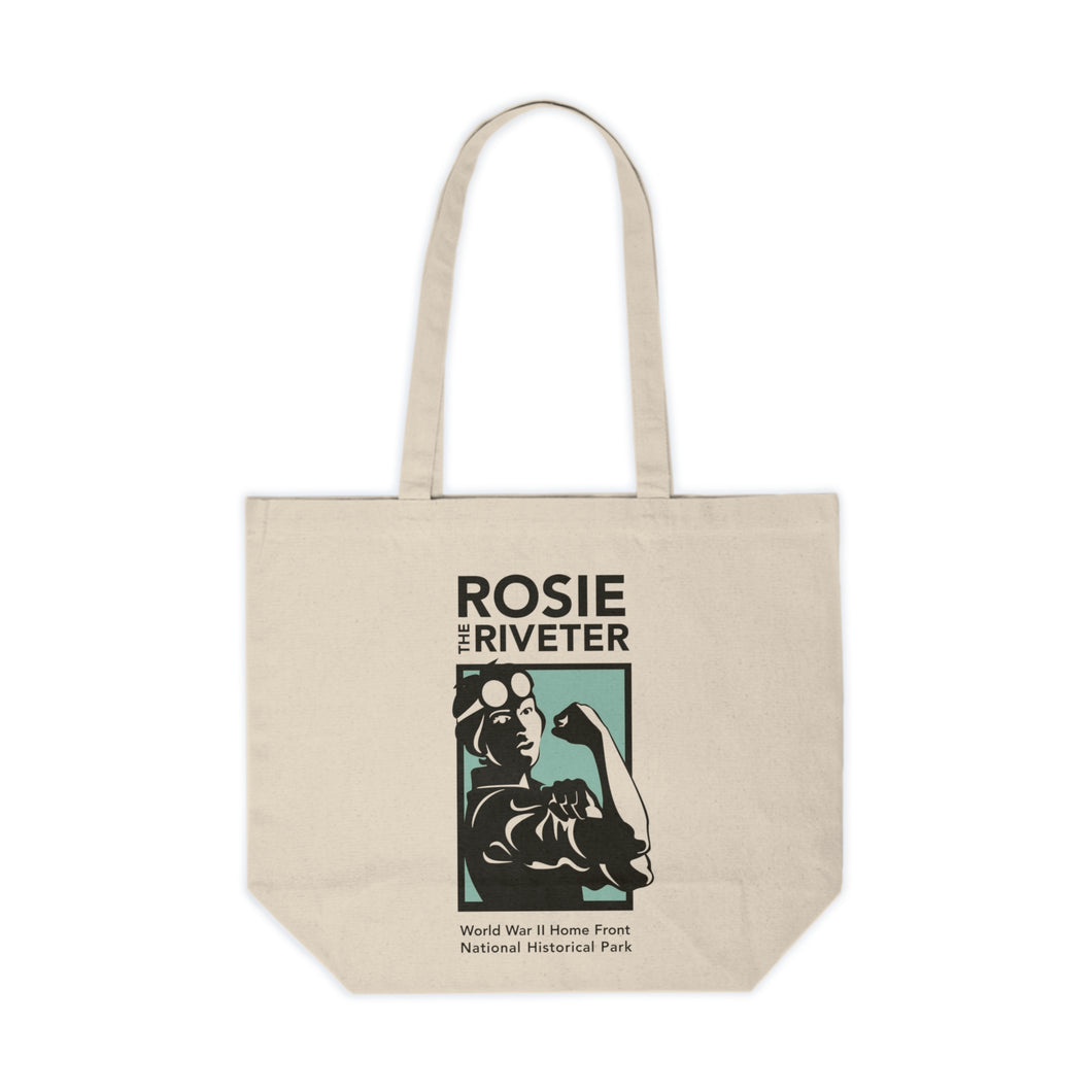 Canvas Tote with Rosie the Riveter National Park Logo