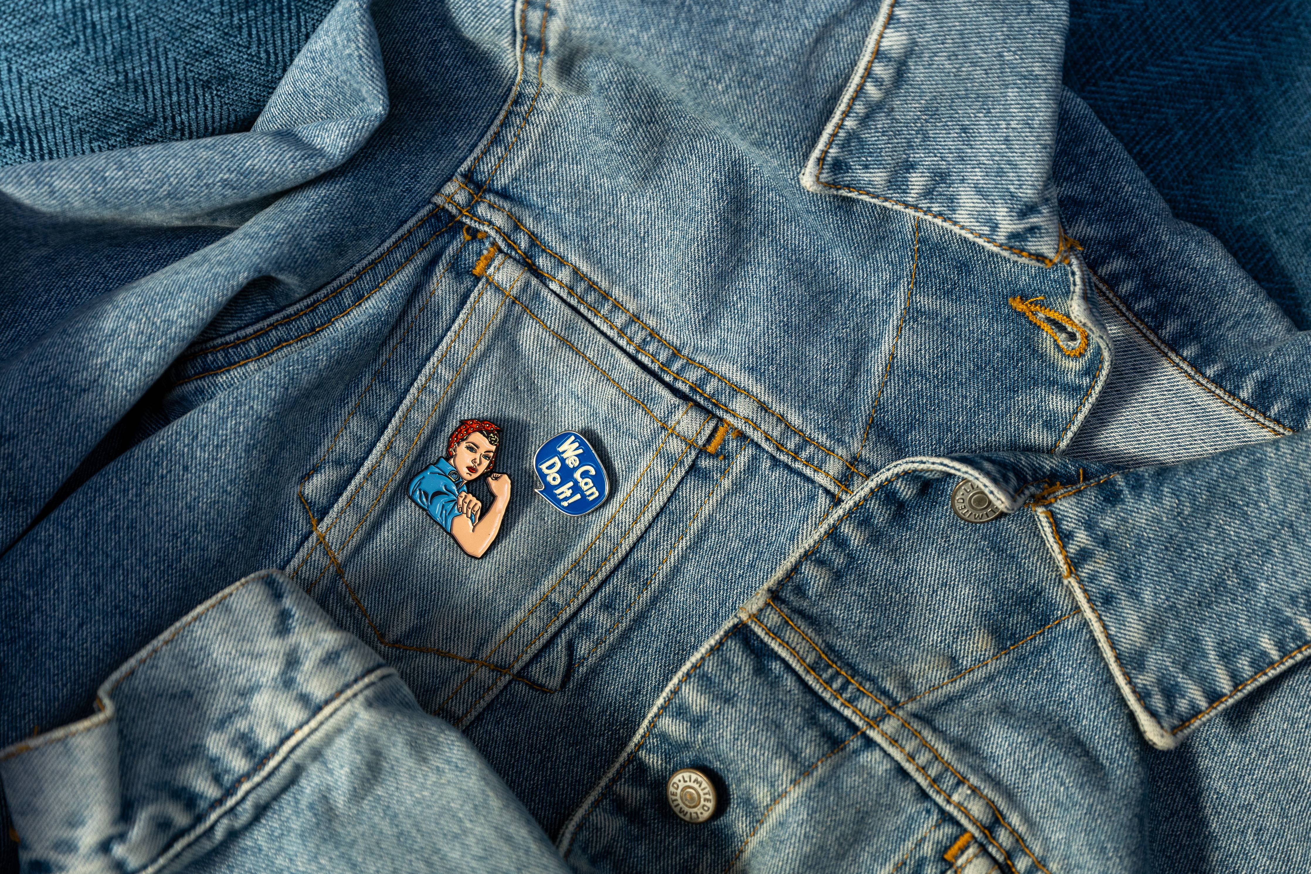 Rosie & We Can Do It Pins