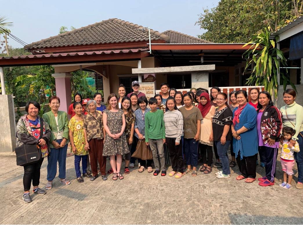 Rosie the Riveter Brown String String Doll Keychain