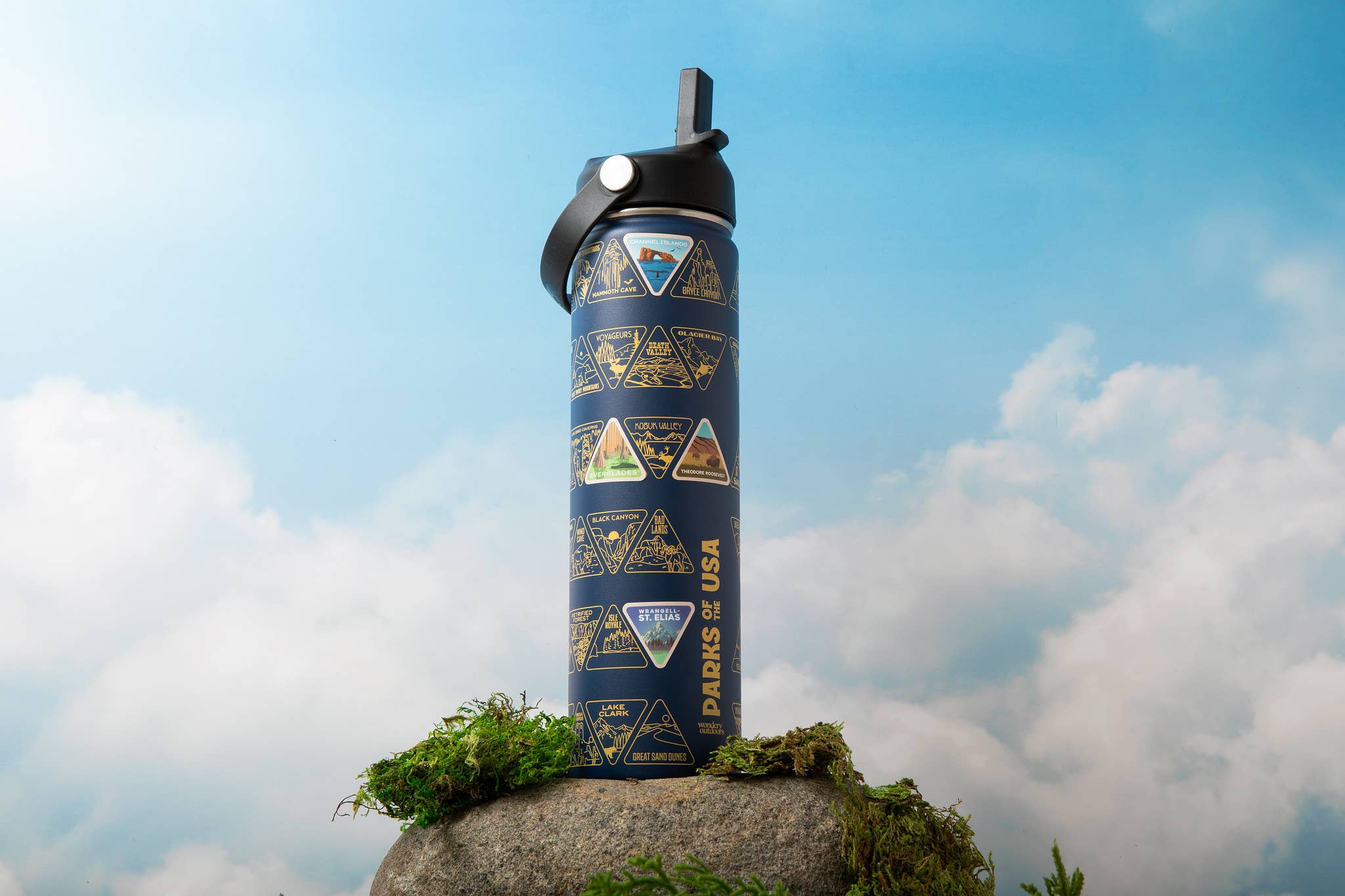 The Original Parks of the USA Bucket List Bottle 24oz: Ocean