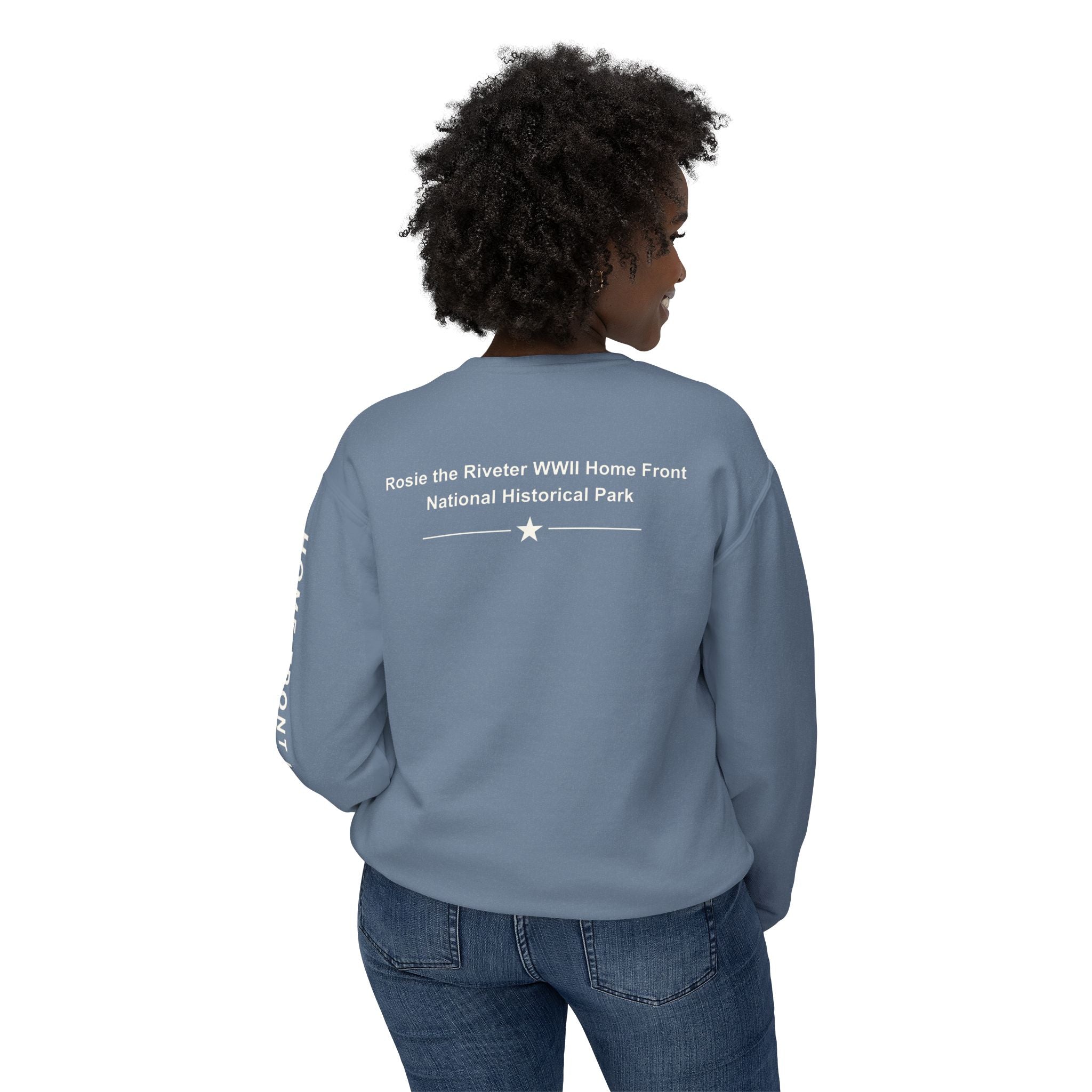 Minimal White Crewneck Sweatshirt