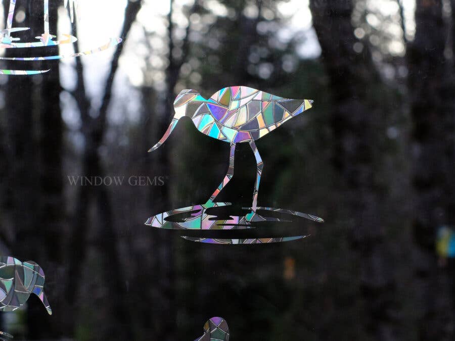 Shore Birds Window Gems