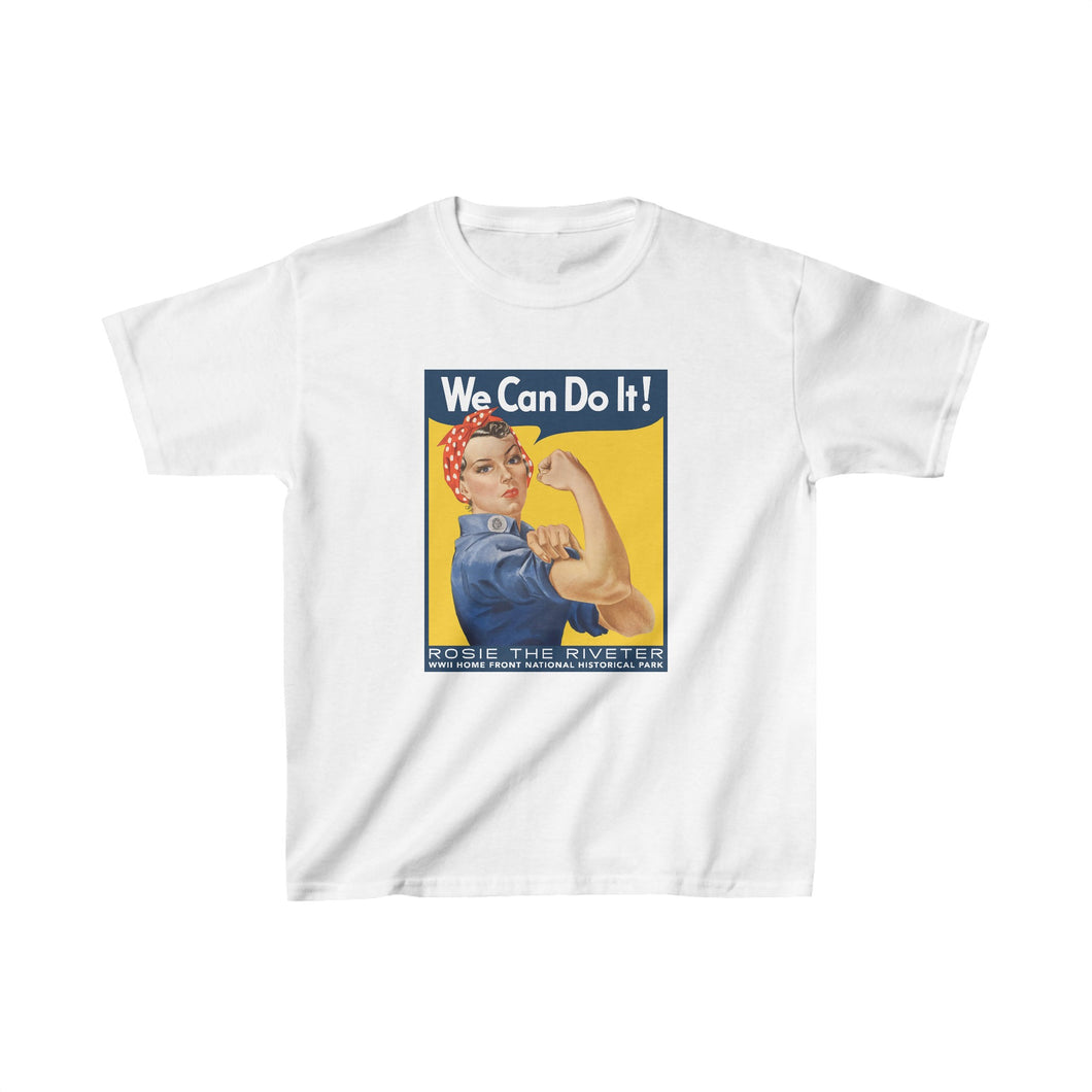 Rosie the Riveter with National Park Name Youth Shirt