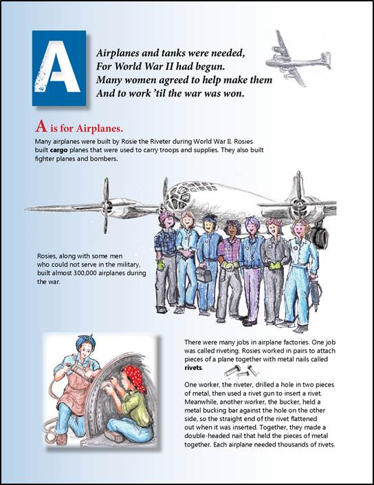 R is for Rosie the Riveter Picture Book