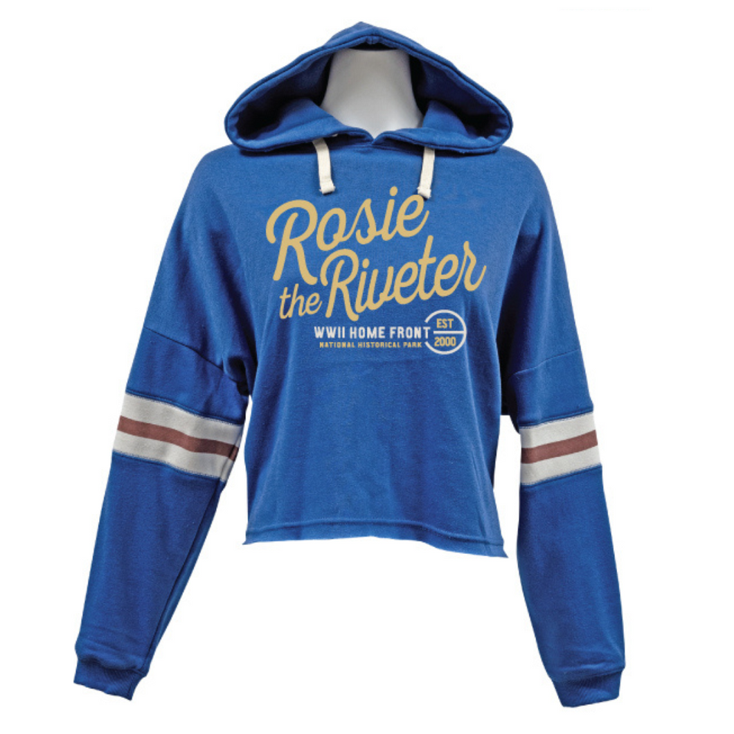 Cropped Hoodie with Rosie National Park Name