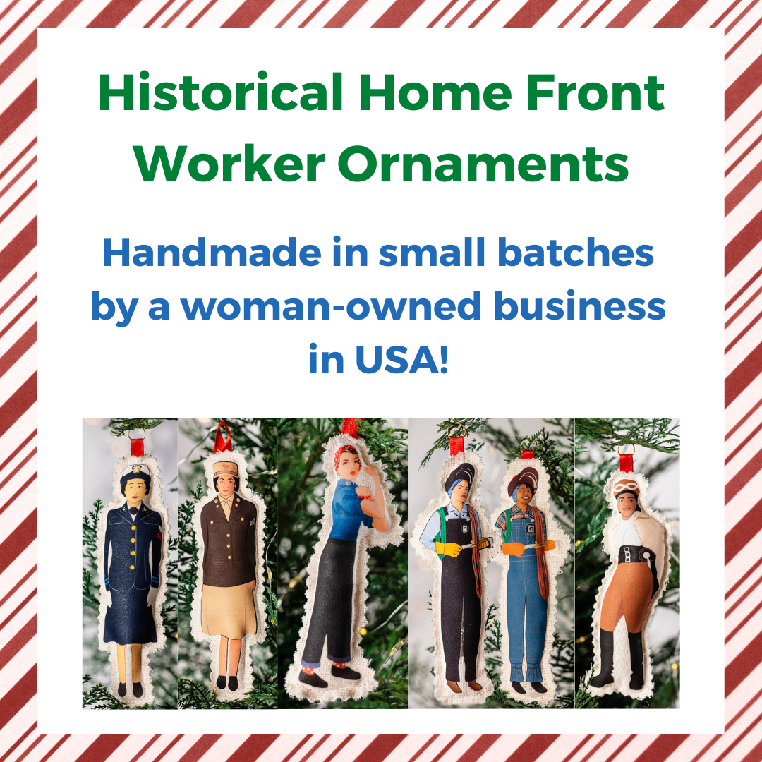 Handmade Wendy the Welders Pair of Ornaments