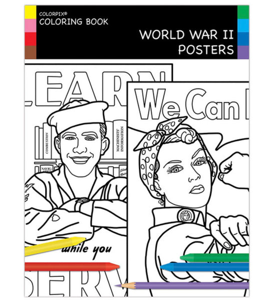 Posters to color coloring book
