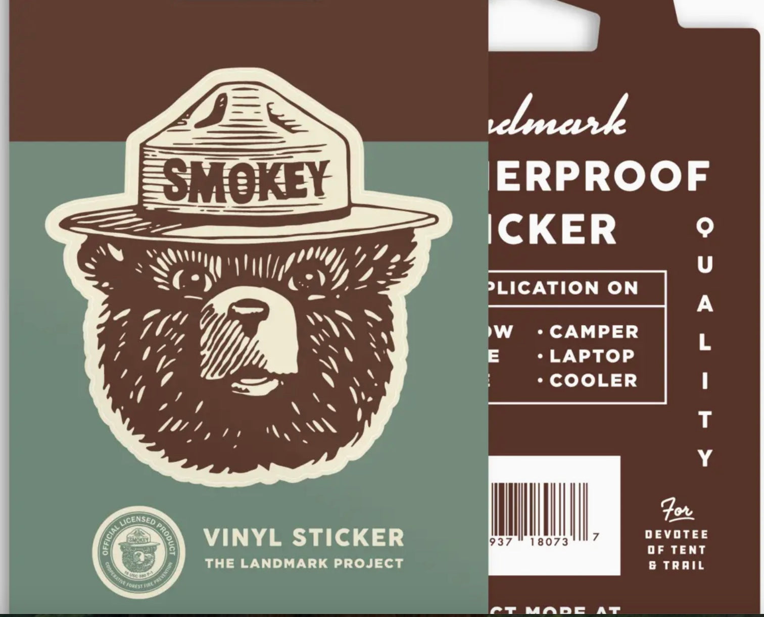 Smokey Bear Sticker