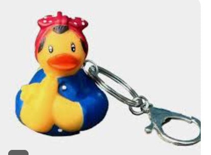 Rosie Duck Keychain