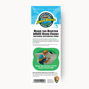 Passport Jr Ranger Sticker for Rosie National Park