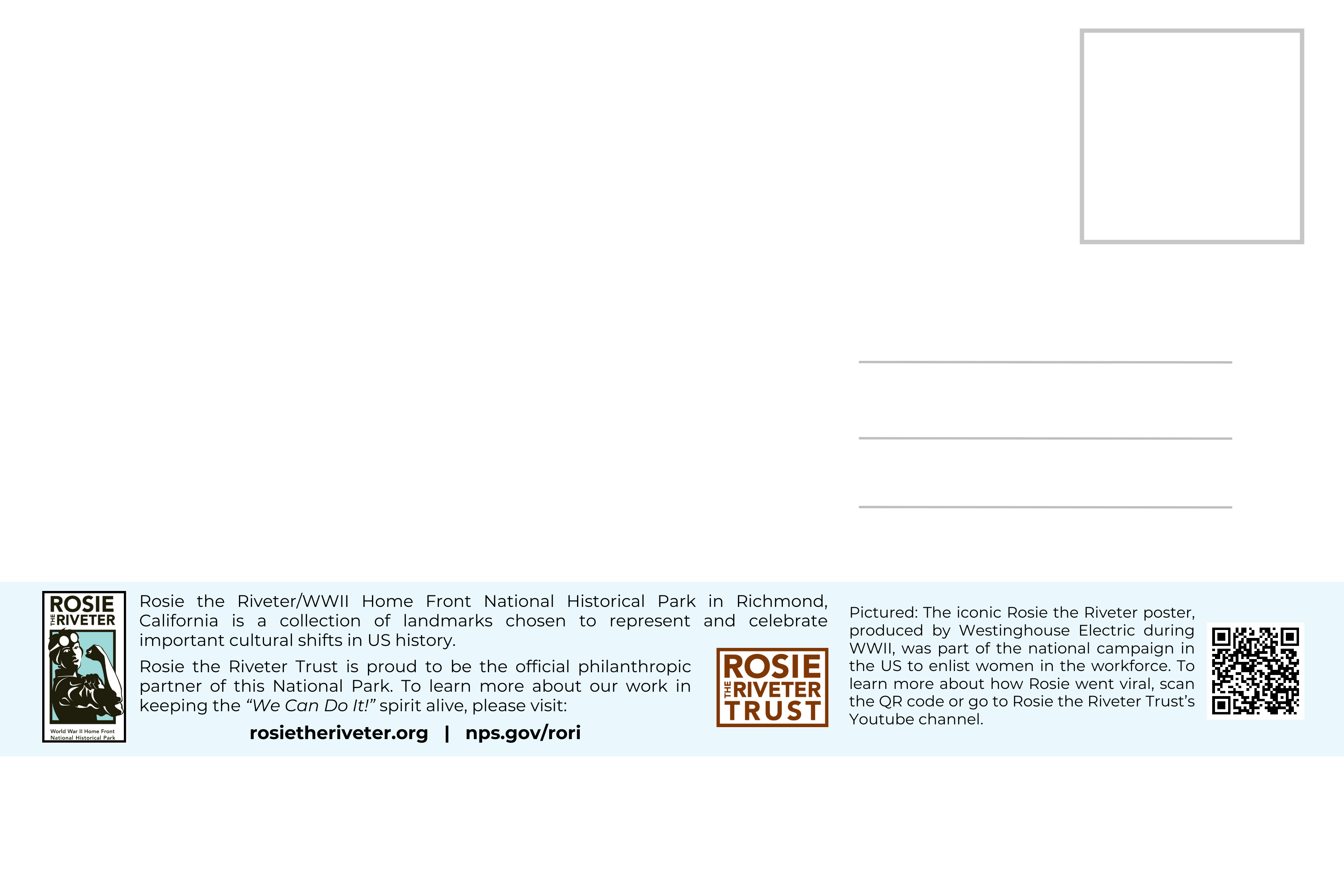 Postcard - Rosie the Riveter