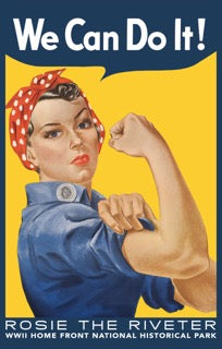 Rosie the Riveter with National Park Name Poster