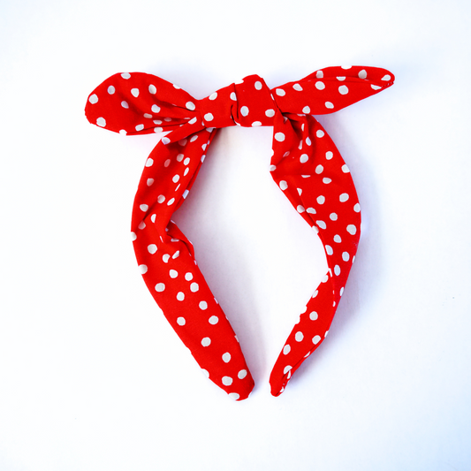 Polka Dot Handmade Headband