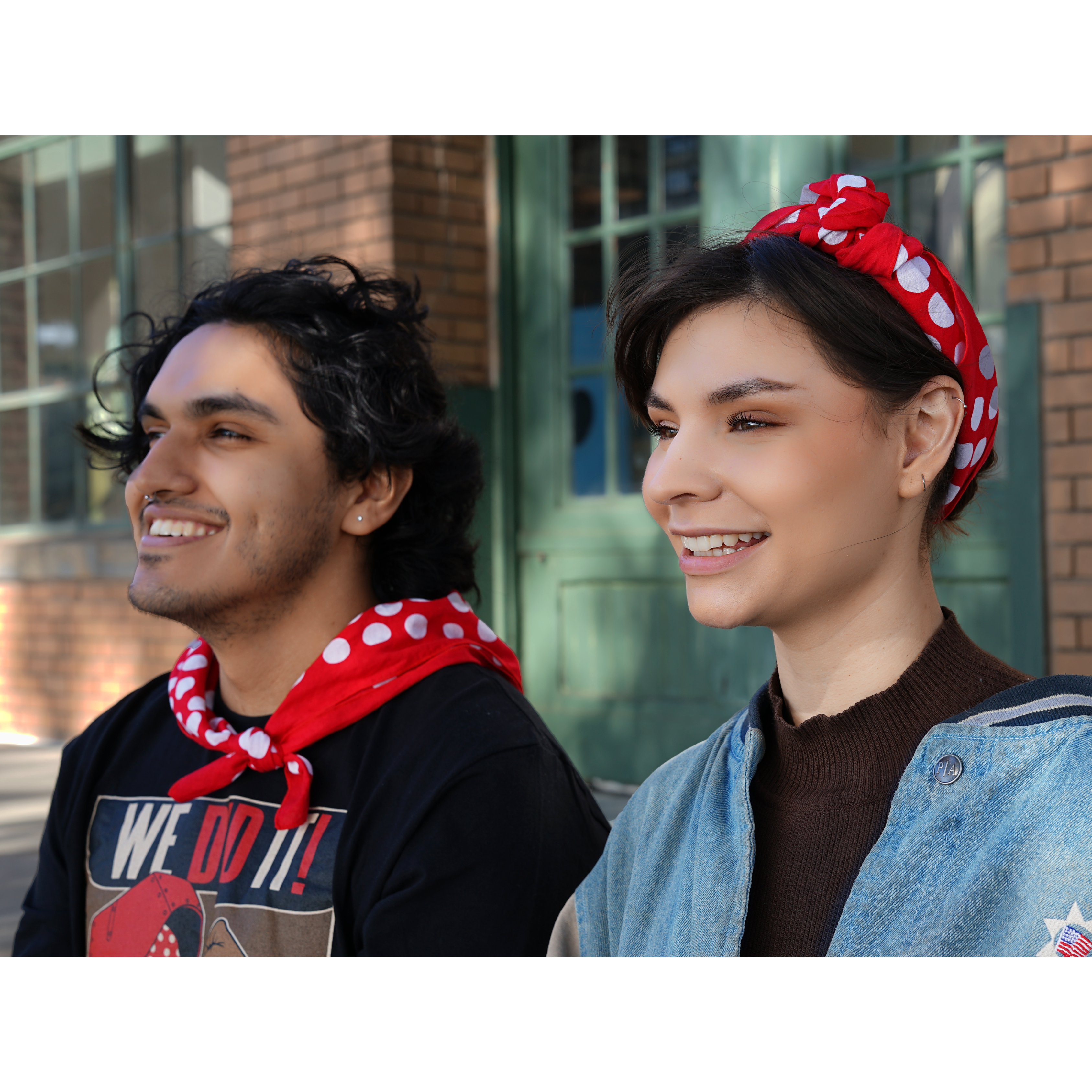 Polka Dot Bandana with Rosie National Park Logo ANNIVERSARY SALE 25% OFF IN CART