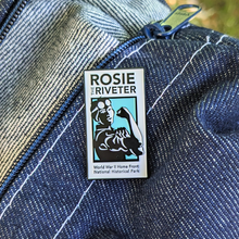 Load image into Gallery viewer, Rosie National Park Logo Enamel Pin
