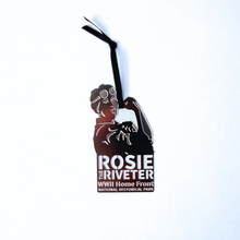 Load image into Gallery viewer, Rosie National Park Logo Steel Ornament
