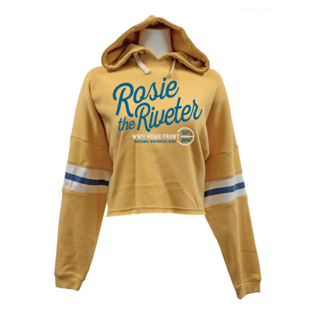 25% Off! Cropped Hoodie with Rosie National Park Name. Was $45