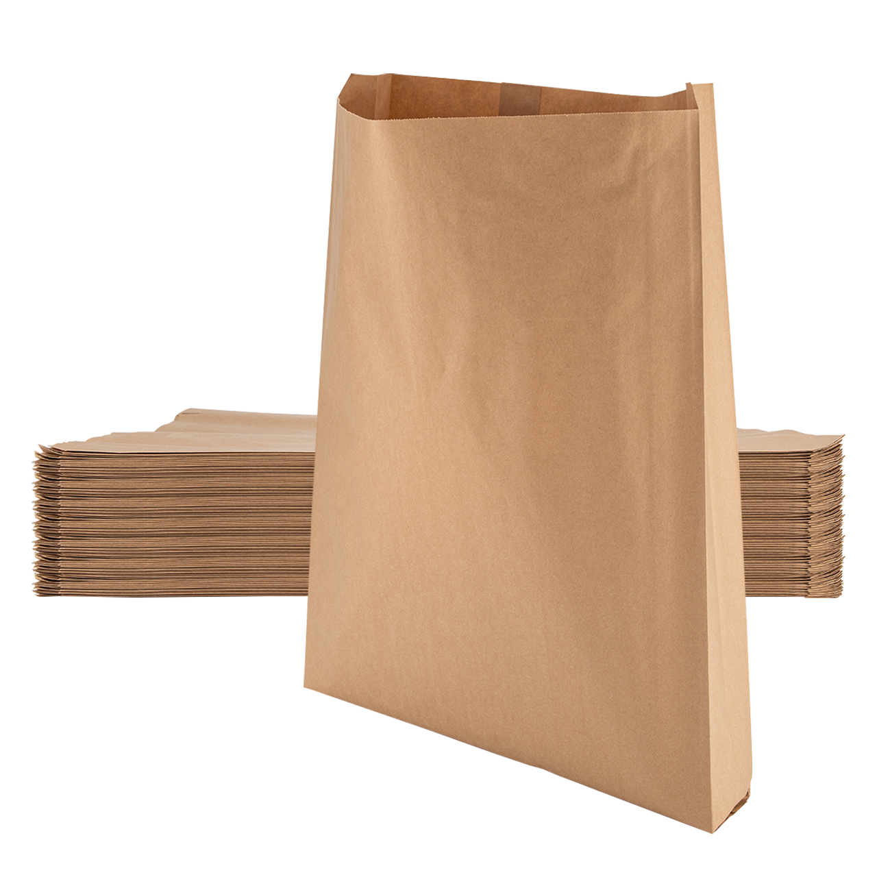 Kraft Paper Merchandise Bags: Natural / Case of 1000 / Small