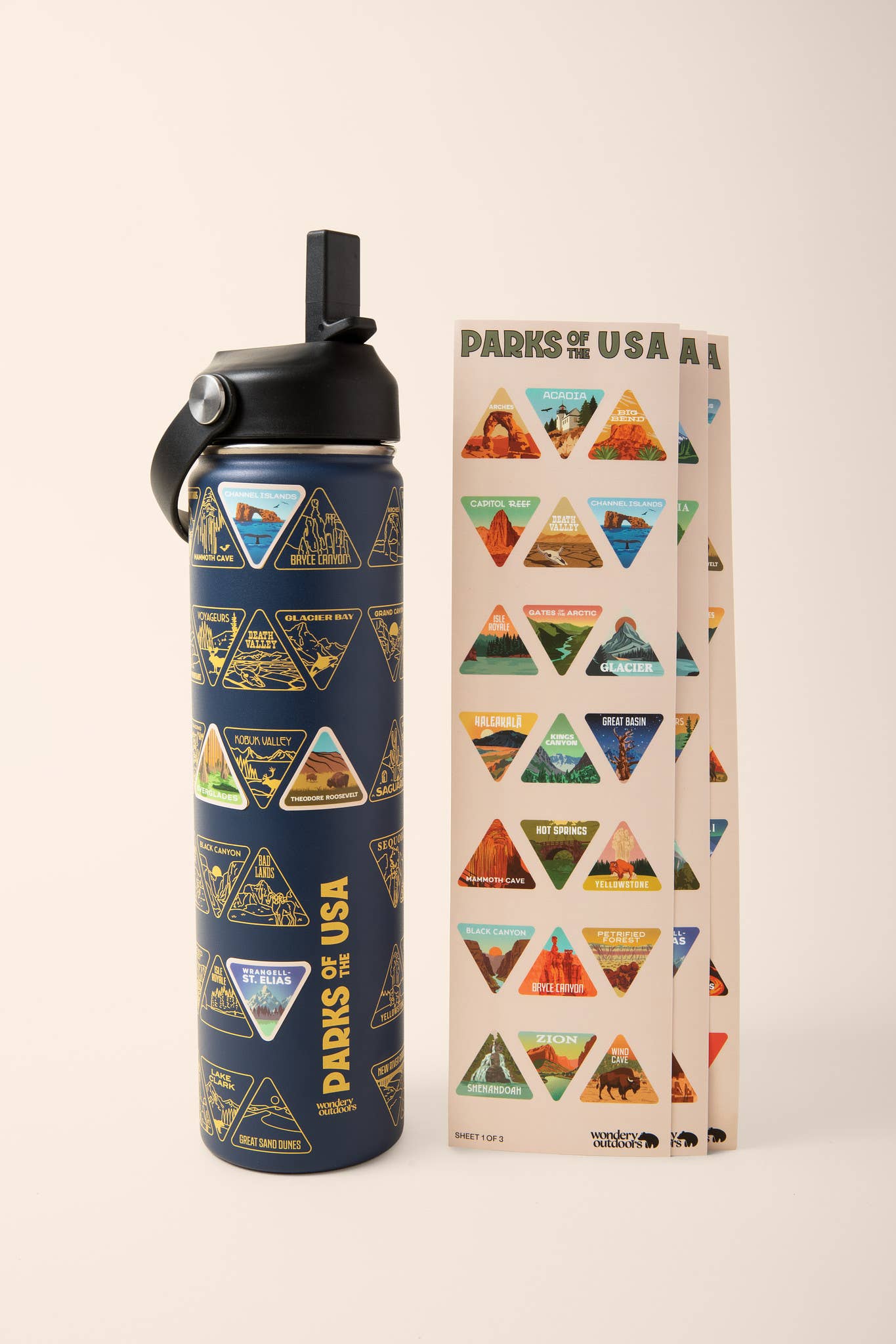 The Original Parks of the USA Bucket List Bottle 24oz: Ocean