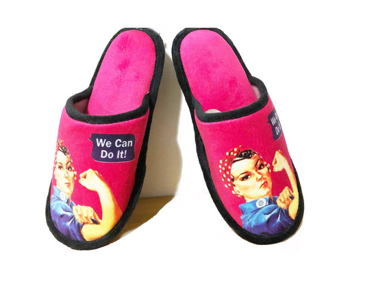 Rosie the Riveter Slippers