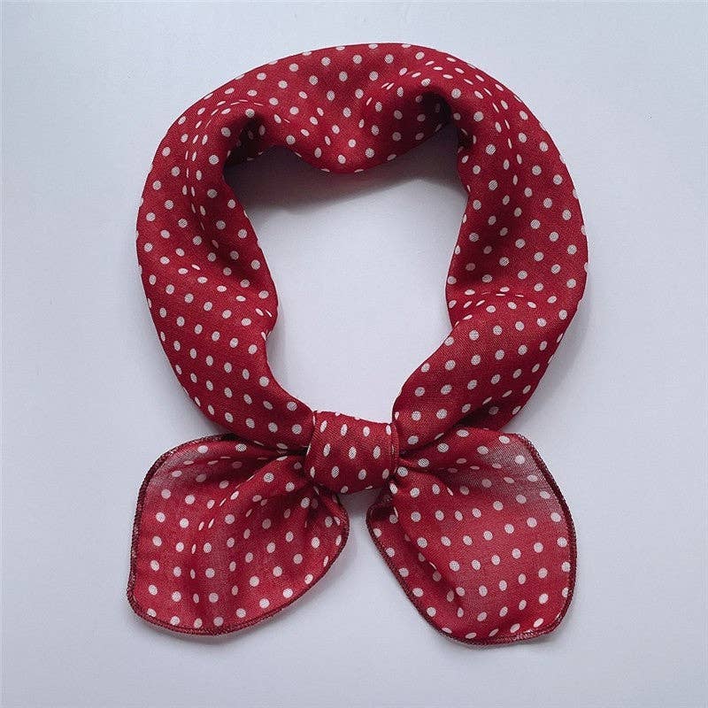 Polka Dot Fashion Scarf: 1