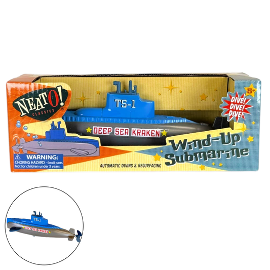 Neato! Classic Toys Wind Up Diving Submarine - Retro