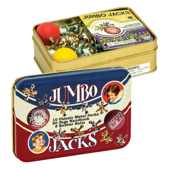 Jumbo Jacks in Vintage Game Tin