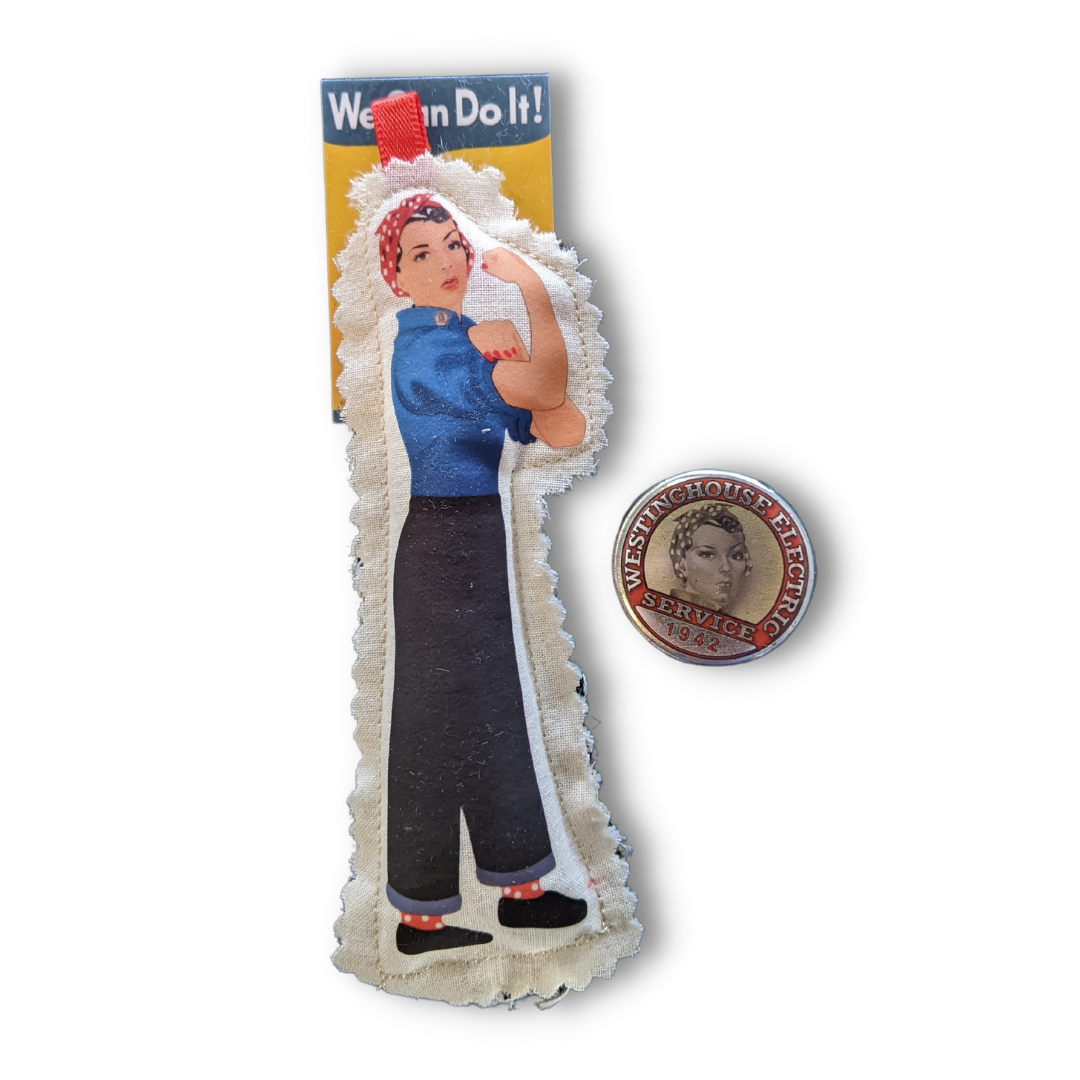 Handmade Rosie the Riveter Ornament