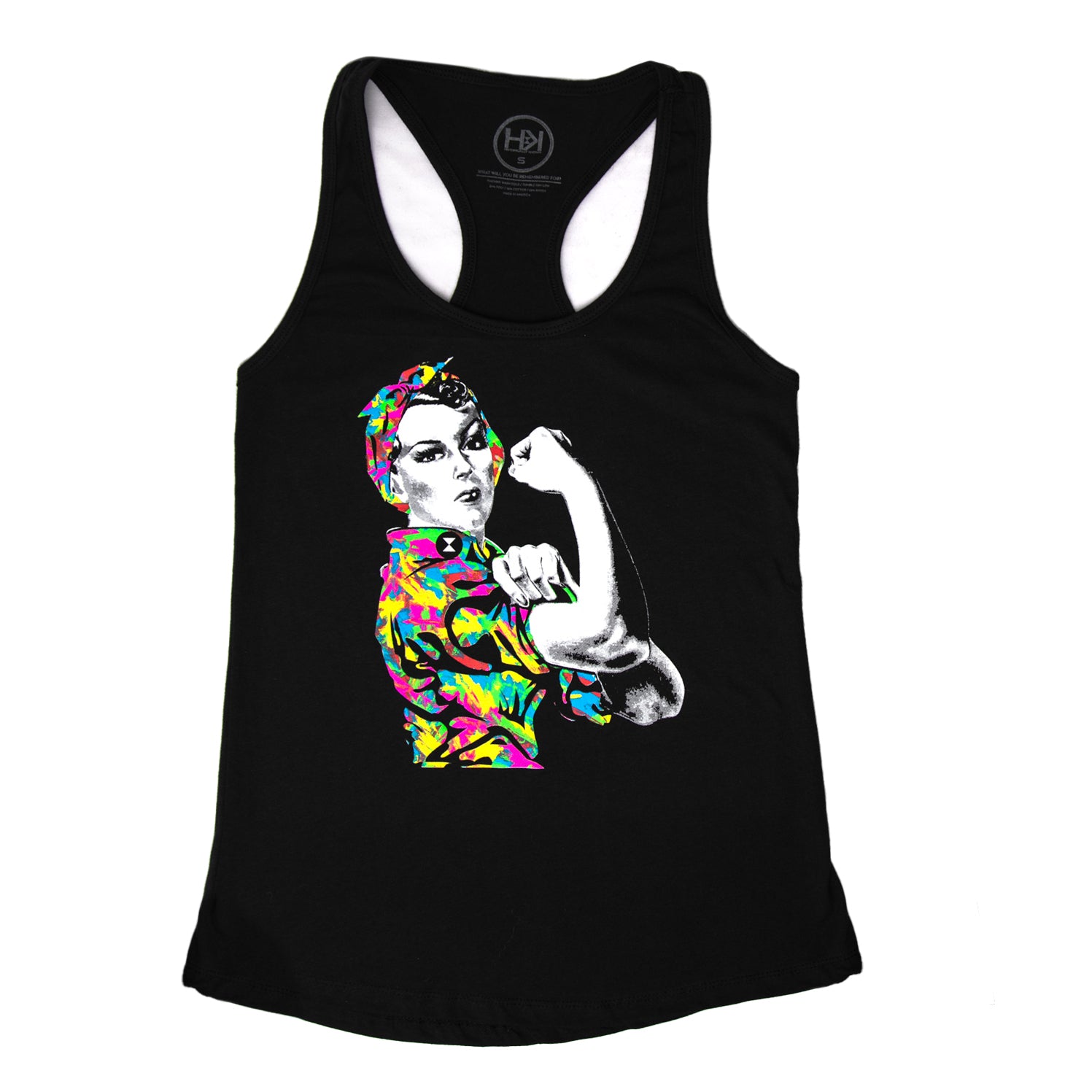 Rainbow Rosie Women's Racer Back Tank Top