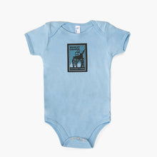 Load image into Gallery viewer, Baby Onesie with Whirley Crane
